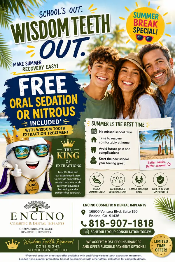 Dentist Encino CA Wisdom Teeth Summer